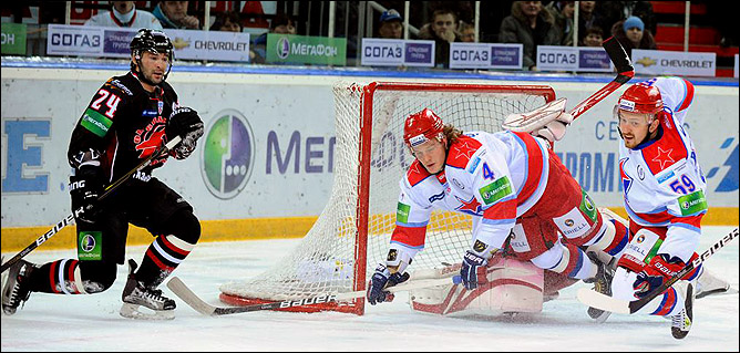 9 декабря 2011 года. Омск. Регулярный чемпионат КХЛ. "Авангард" — ЦСКА – 3:2 9 декабря 2011 года. Омск. Регулярный чемпионат КХЛ. "Авангард" — ЦСКА – 3:2