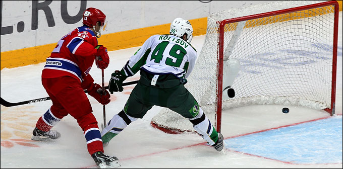 23 декабря 2012 года. Москва. Регулярный чемпионат КХЛ. ЦСКА — "Салават Юлаев" — 4:1 23 декабря 2012 года. Москва. Регулярный чемпионат КХЛ. ЦСКА — "Салават Юлаев" — 4:1