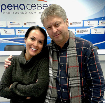 Мария Ларионова и экс-главный тренер "Сокола" Душан Грегор Мария Ларионова и экс-главный тренер "Сокола" Душан Грегор