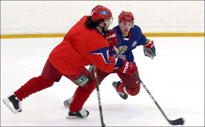 5 апреля 2011 года. Новогорск. Тренировка сборной России. 5 апреля 2011 года. Новогорск. Тренировка сборной России.