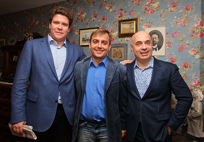 Денис Мацуев, Денис Целых и Михаил Грушевский Денис Мацуев, Денис Целых и Михаил Грушевский