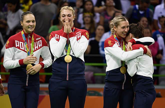 Женская сборная России по гандболу - олимпийский чемпион Рио Женская сборная России по гандболу - олимпийский чемпион Рио