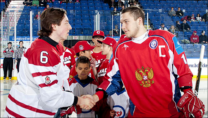 10 ноября 2011 года. Лэнгли. Кубок вызова. Группа B. Россия U-18 — Канада (Восточная) U-20 — 3:2 10 ноября 2011 года. Лэнгли. Кубок вызова. Группа B. Россия U-18 — Канада (Восточная) U-20 — 3:2