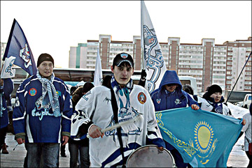 Болельщики ХК "Барыс" Болельщики ХК "Барыс"