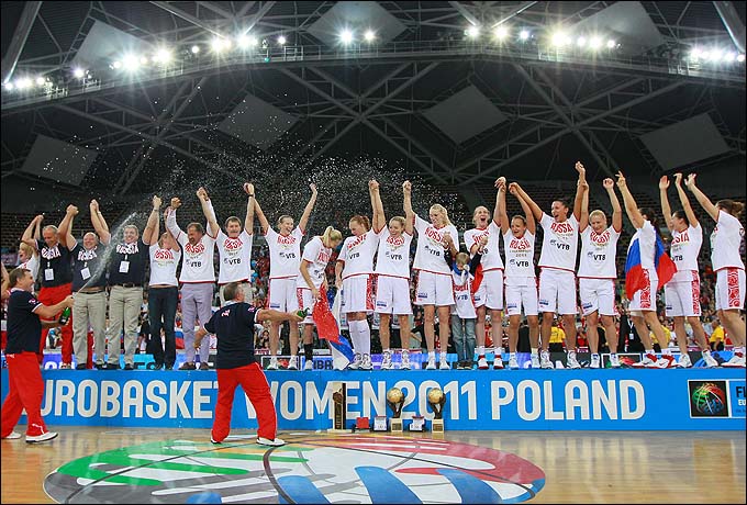 Женская сборная России – чемпионки Европы-2011 Женская сборная России – чемпионки Европы-2011