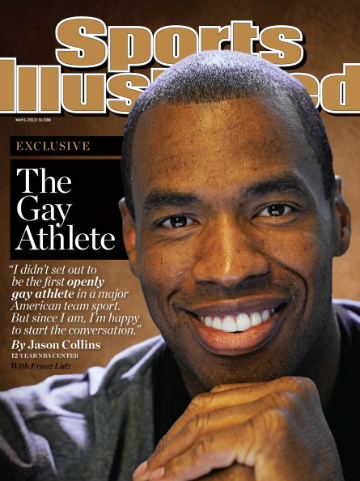 Обложка журнала Sports Illustrated с откровениями Джейсона Коллинза Обложка журнала Sports Illustrated с откровениями Джейсона Коллинза