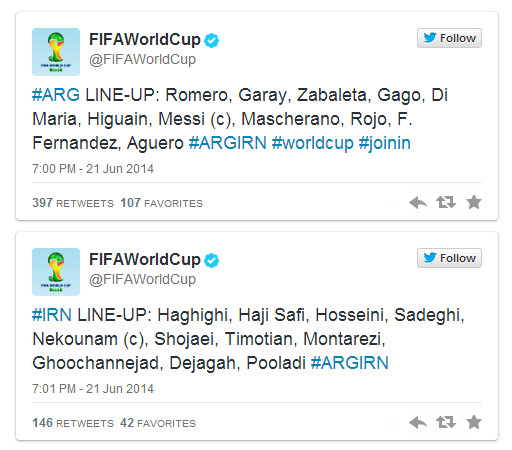 Источник — @FIFAWorldCup Источник — @FIFAWorldCup