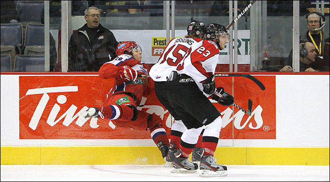 18 ноября 2011 года. Мус-Джоу. Subway Super Series-2011. 6-й матч. Россия (U-20) — Канада (WHL) — 7:5 18 ноября 2011 года. Мус-Джоу. Subway Super Series-2011. 6-й матч. Россия (U-20) — Канада (WHL) — 7:5