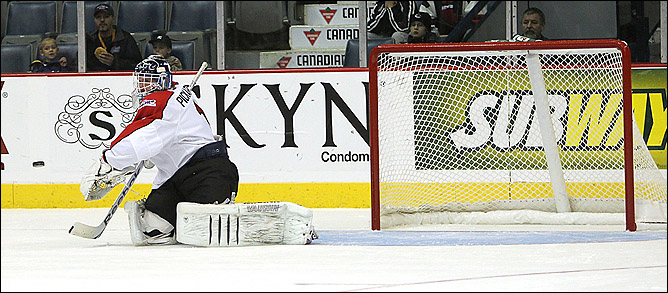 18 ноября 2011 года. Мус-Джоу. Subway Super Series-2011. 6-й матч. Россия (U-20) — Канада (WHL) — 7:5 18 ноября 2011 года. Мус-Джоу. Subway Super Series-2011. 6-й матч. Россия (U-20) — Канада (WHL) — 7:5
