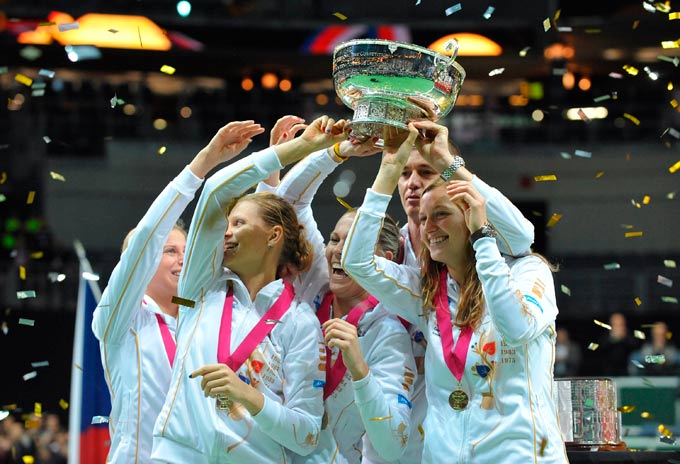 Чешские теннисистки выиграли Fed Cup Чешские теннисистки выиграли Fed Cup