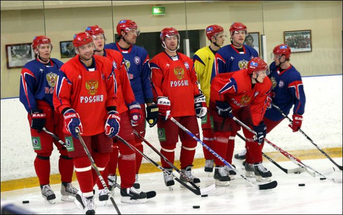 19 апреля 2011 года. Новогорск. Тренировка сборной России. 19 апреля 2011 года. Новогорск. Тренировка сборной России.