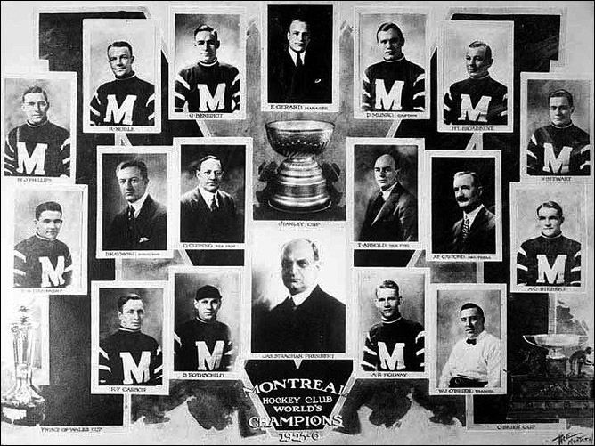 История Кубка Стэнли. Часть 34. 1925-1926. «Монреаль Марунз». История Кубка Стэнли. Часть 34. 1925-1926. «Монреаль Марунз».