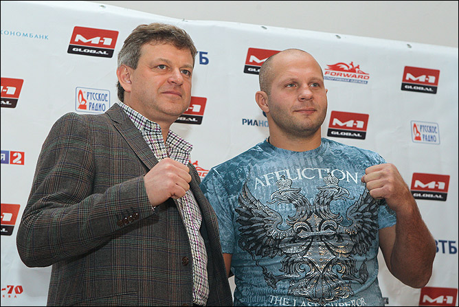 Фёдор Емельяненко и Вадим Финкельштейн Фёдор Емельяненко и Вадим Финкельштейн