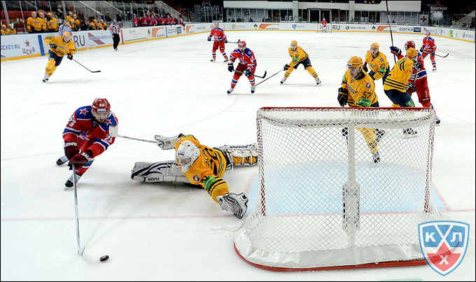 27 января 2013 года. Москва. Регулярный чемпионат КХЛ. ЦСКА — "Атлант" — 0:2 27 января 2013 года. Москва. Регулярный чемпионат КХЛ. ЦСКА — "Атлант" — 0:2