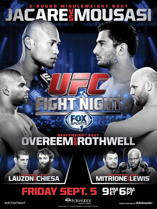 Постер к турниру UFC Fight Night 50 Постер к турниру UFC Fight Night 50