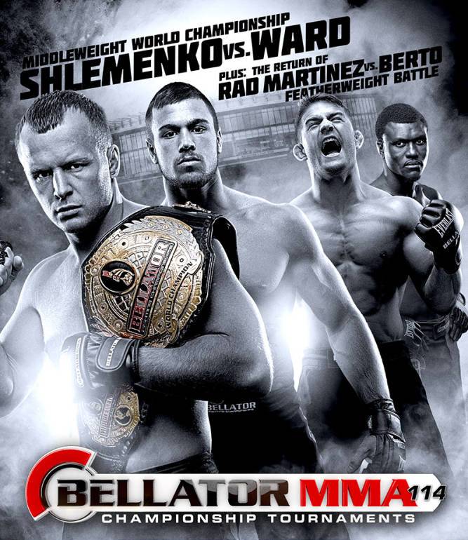 Постер к турниру Bellator 114 Постер к турниру Bellator 114