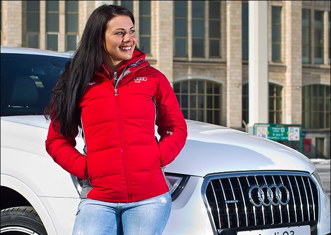 Сноубордистка Екатерина Илюхина – посол марки Audi Сноубордистка Екатерина Илюхина – посол марки Audi