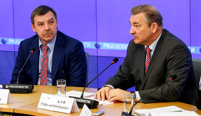 Олег Знарок и Владислав Третьяк Олег Знарок и Владислав Третьяк