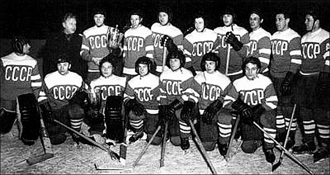 Олимпийские игры-1956. Решающий матч. СССР — Канада – 2:0 Олимпийские игры-1956. Решающий матч. СССР — Канада – 2:0