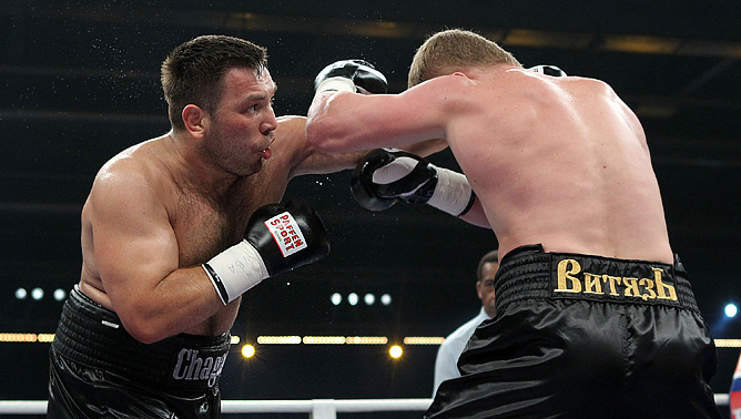 27 августа 2011 года. Эрфурт. Бой за звание чемпиона мира WBA между Александром Поветкиным и Русланом Чагаевым 27 августа 2011 года. Эрфурт. Бой за звание чемпиона мира WBA между Александром Поветкиным и Русланом Чагаевым