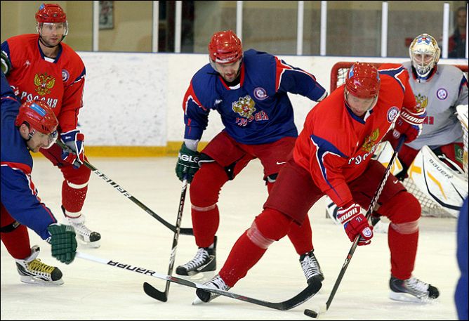 26 апреля 2011 года. Новогорск. Открытая тренировка сборной России 26 апреля 2011 года. Новогорск. Открытая тренировка сборной России