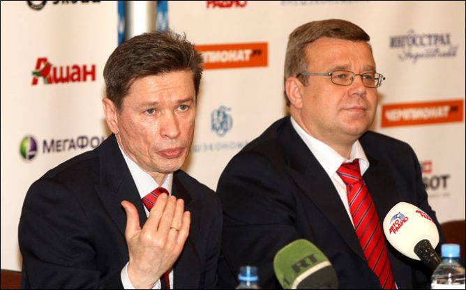 26 апреля 2011 года. Новогорск. Пресс-конференция тренерского штаба сборной России 26 апреля 2011 года. Новогорск. Пресс-конференция тренерского штаба сборной России