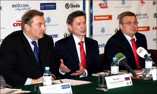 26 апреля 2011 года. Новогорск. Пресс-конференция тренерского штаба сборной России 26 апреля 2011 года. Новогорск. Пресс-конференция тренерского штаба сборной России