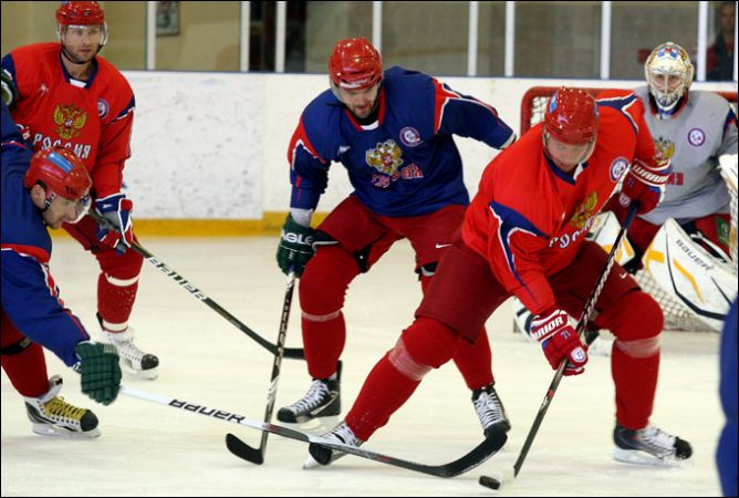 26 апреля 2011 года. Новогорск. Открытая тренировка сборной России 26 апреля 2011 года. Новогорск. Открытая тренировка сборной России