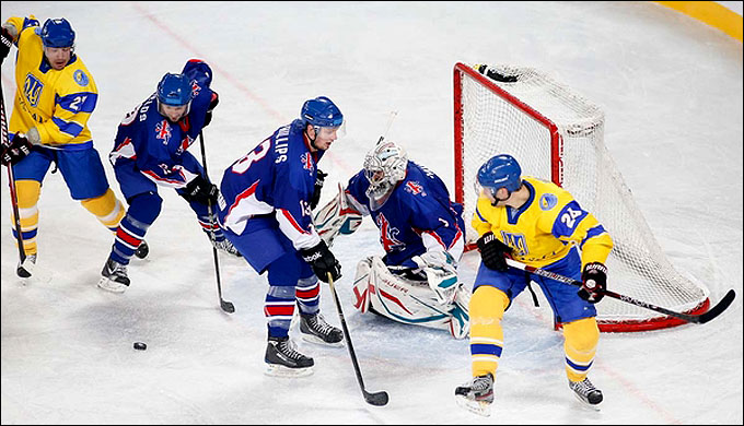 18 апреля 2012 года. Любляна. Чемпионат мира, дивизион I. Украина — Великобритания — 3:4 18 апреля 2012 года. Любляна. Чемпионат мира, дивизион I. Украина — Великобритания — 3:4