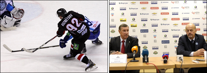 24 ноября 2011 года. Челябинск. Регулярный чемпионат КХЛ. "Трактор" — "Динамо" (Минск) — 4:2 24 ноября 2011 года. Челябинск. Регулярный чемпионат КХЛ. "Трактор" — "Динамо" (Минск) — 4:2