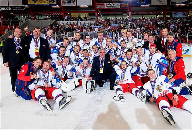 Сборная России – бронзовый призёр юниорского чемпионата мира 2011 года Сборная России – бронзовый призёр юниорского чемпионата мира 2011 года