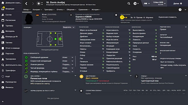 Football manager вундеркинды