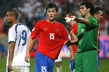 17 ноября 2007 года. Отборочный матч ЧЕ-2008. Израиль — Россия — 2:1 17 ноября 2007 года. Отборочный матч ЧЕ-2008. Израиль — Россия — 2:1