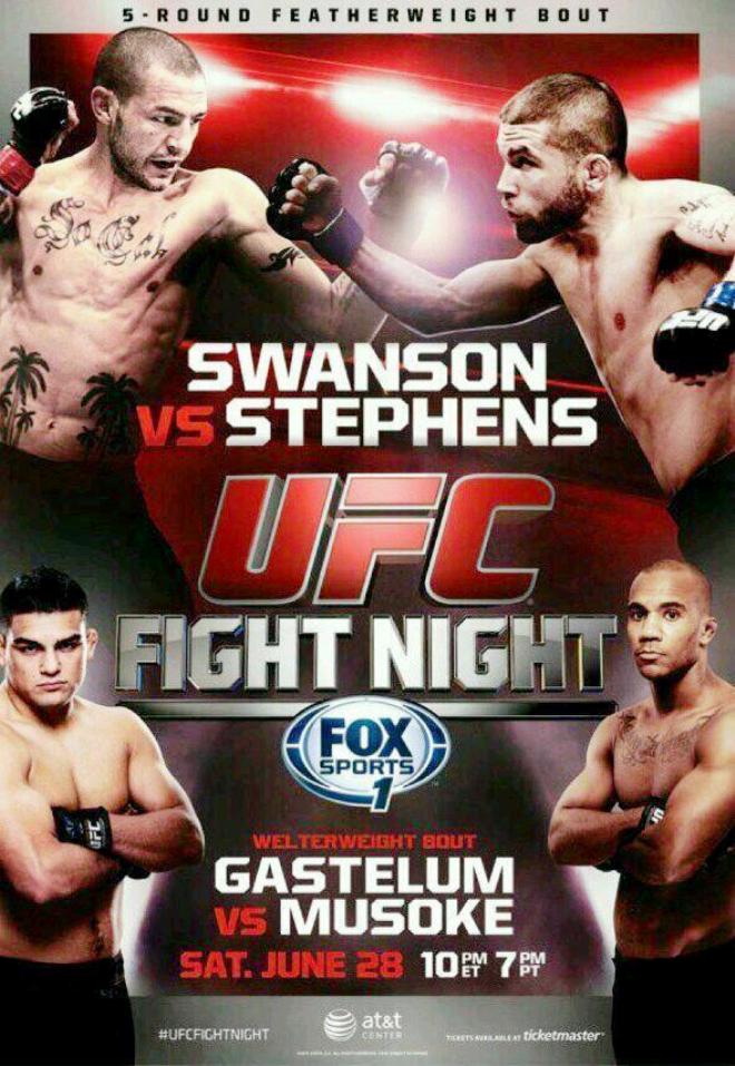 Постер к турниру UFC Fight Night 44 Постер к турниру UFC Fight Night 44
