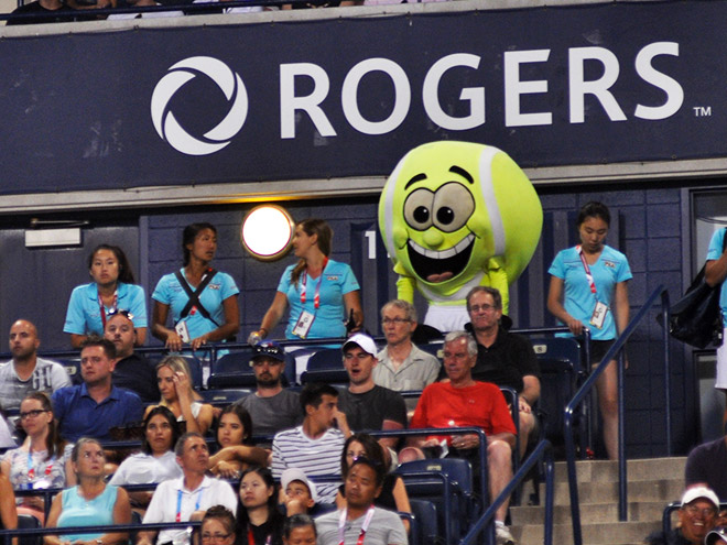 Трибуны на турнире Rogers Cup Трибуны на турнире Rogers Cup