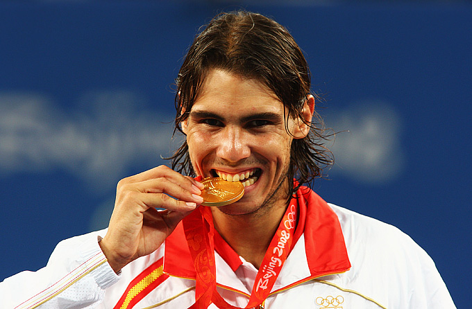 Рафаэль Надаль — олимпийский чемпион 2008 года Рафаэль Надаль — олимпийский чемпион 2008 года