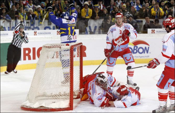 26.12.2010. Кубок Шпенглера. "Давос" - "Спартак" - 4:2. 26.12.2010. Кубок Шпенглера. "Давос" - "Спартак" - 4:2.