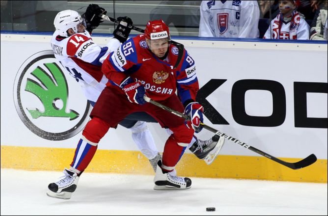 1 мая 2011 года. Братислава. Чемпионат мира. Россия — Словения — 6:4 1 мая 2011 года. Братислава. Чемпионат мира. Россия — Словения — 6:4