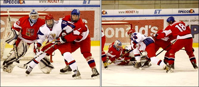 14.04.2010. Чемпионат мира U-18. Россия - Чехия - 4:1. Фото 01. 14.04.2010. Чемпионат мира U-18. Россия - Чехия - 4:1. Фото 01.