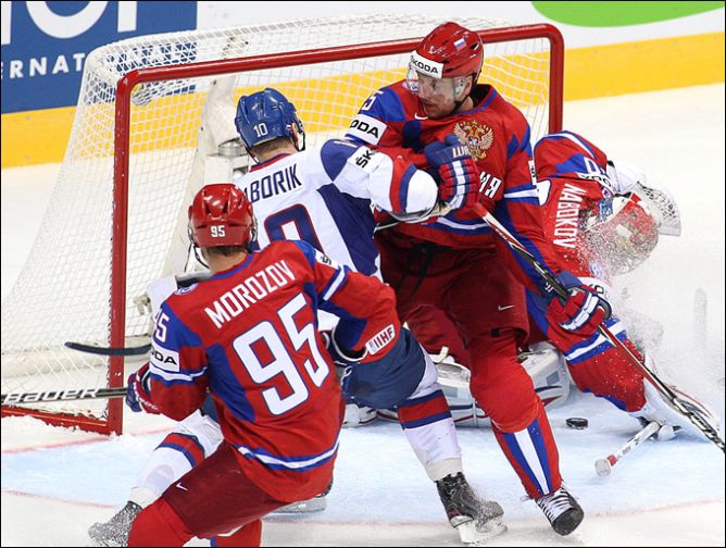 3 мая 2011 года. Братислава. Чемпионат мира. Россия — Словакия — 4:3 3 мая 2011 года. Братислава. Чемпионат мира. Россия — Словакия — 4:3