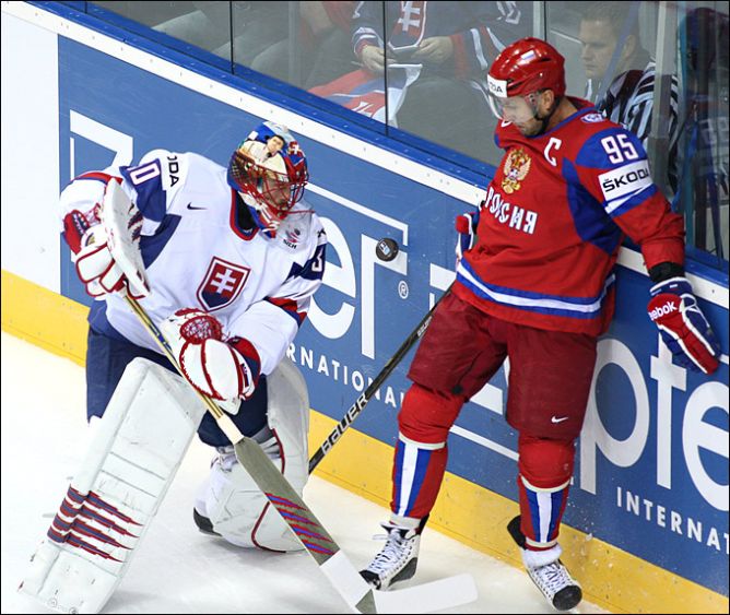 3 мая 2011 года. Братислава. Чемпионат мира. Россия — Словакия — 4:3 3 мая 2011 года. Братислава. Чемпионат мира. Россия — Словакия — 4:3