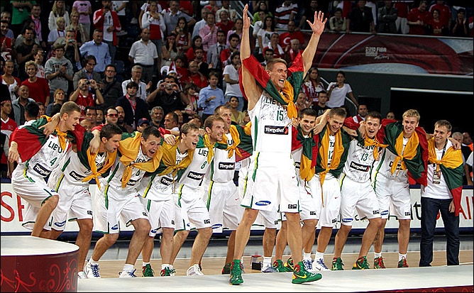 Сборная Литвы по баскетболу - бронзовый призёр чемпионат мира-2010 Сборная Литвы по баскетболу - бронзовый призёр чемпионат мира-2010