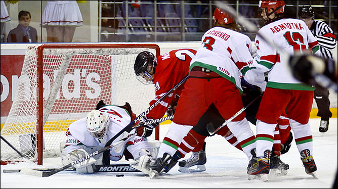 15.04.2010. Чемпионат мира U-18. Белоруссия - Канада - 3:11. Фото 01. 15.04.2010. Чемпионат мира U-18. Белоруссия - Канада - 3:11. Фото 01.