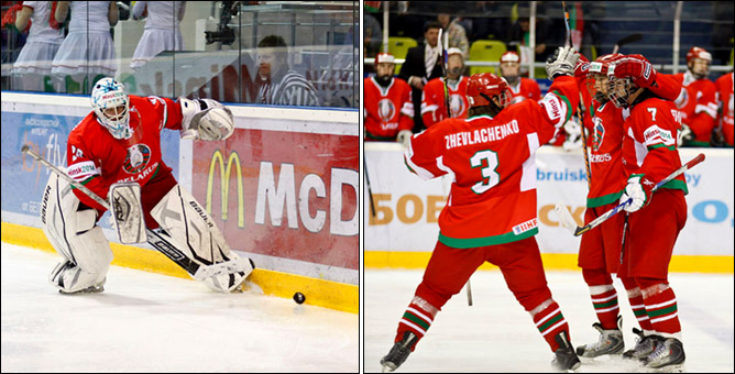 17.04.2010. Чемпионат мира U-18. Белоруссия - Швейцария - 2:3. Фото 02. 17.04.2010. Чемпионат мира U-18. Белоруссия - Швейцария - 2:3. Фото 02.