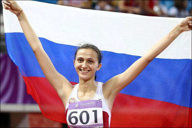 Мария Кучина выиграла "золото" для России на летних юношеских Олимпийских играх 2010 года Мария Кучина выиграла "золото" для России на летних юношеских Олимпийских играх 2010 года