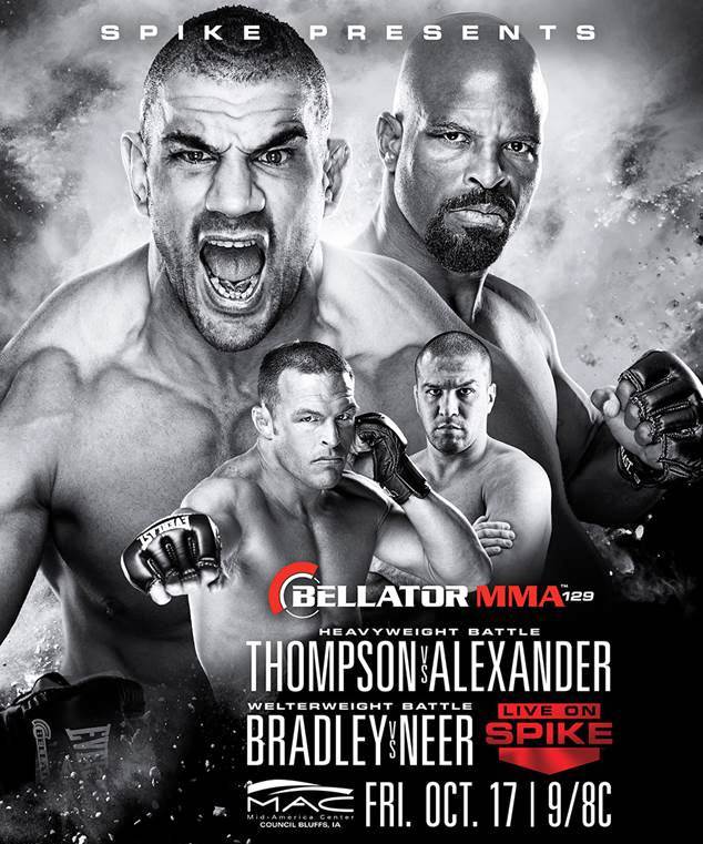 Постер к турниру Bellator 129 Постер к турниру Bellator 129