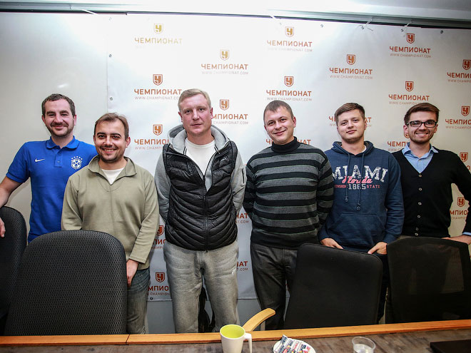 Владимир Бесчастных в гостях у «Чемпионата» Владимир Бесчастных в гостях у «Чемпионата»