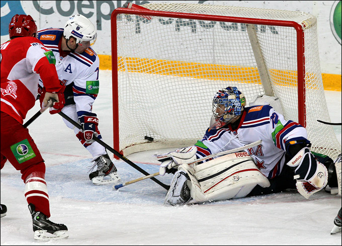 30 ноября 2012 года. Сокольники. Регулярный чемпионат КХЛ. "Спартак" — СКА — 6:1 30 ноября 2012 года. Сокольники. Регулярный чемпионат КХЛ. "Спартак" — СКА — 6:1