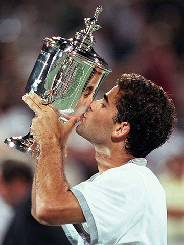 Пит Сампрас выиграл на US Open первый и последний "Шлемы" Пит Сампрас выиграл на US Open первый и последний "Шлемы"