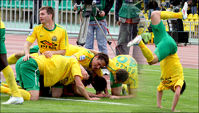 Радость игроков "Кубани" Радость игроков "Кубани"